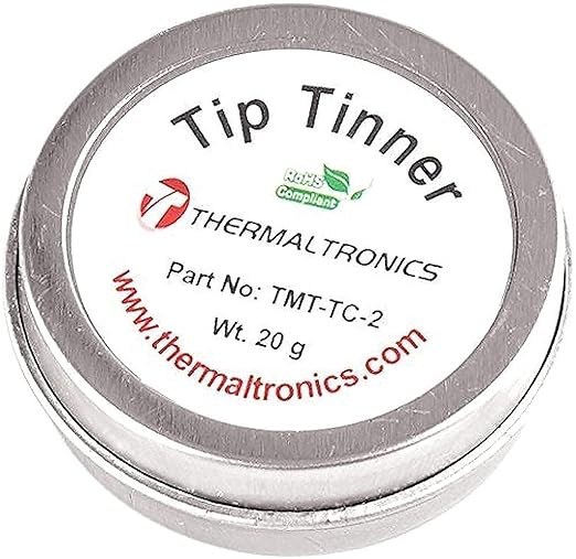 Thermaltronics soldering iron tip tinner.